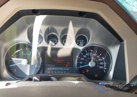 2011 Ford F-250 Lariat из США, поврежденный, VIN 1FT7W2BT0BEB36778